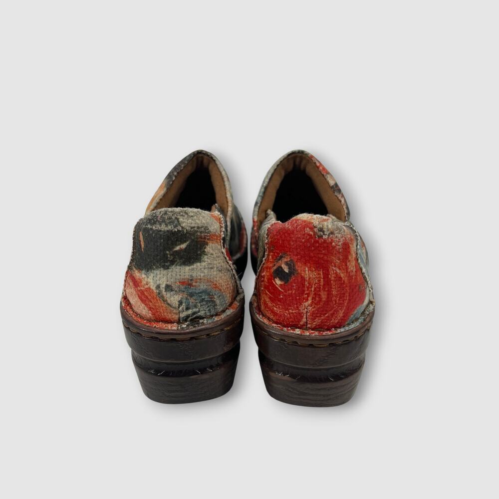 b.o.c. by Born Floral Clogs Women’s Size 7/38 Slip-On Comfort Shoes - Picture 4 of 9